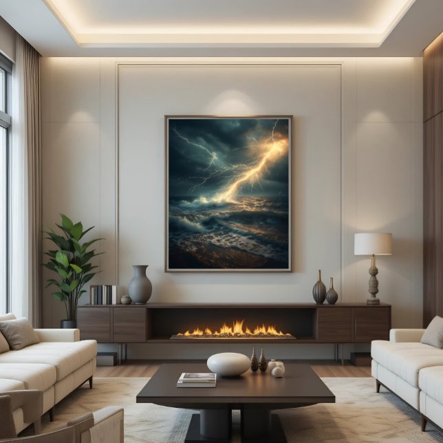 Ocean's Fury Leinwanddruck (Von Creator hochgeladen)