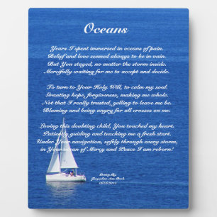 Oceans Plaque Fotoplatte