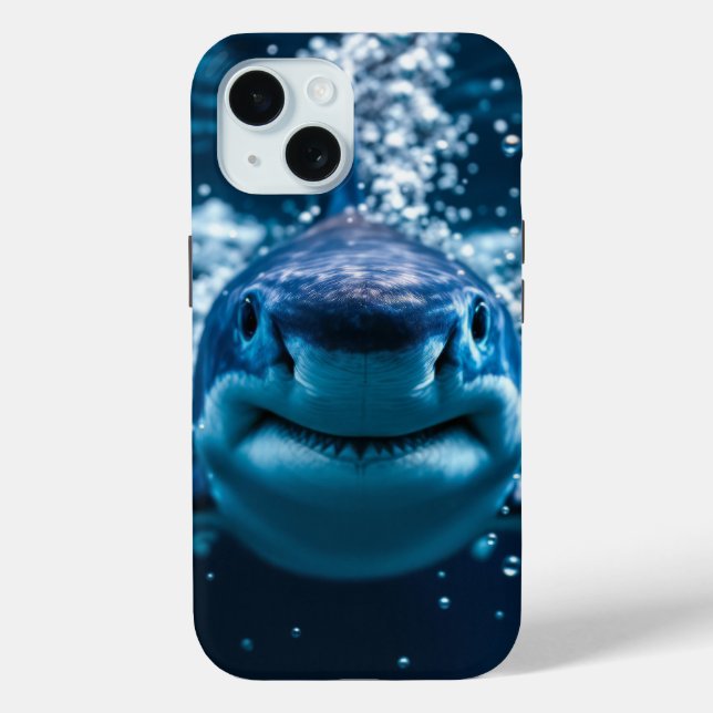 Ocean's Smile: The Great White's Greeting Case-Mate iPhone Hülle (Rückseite)