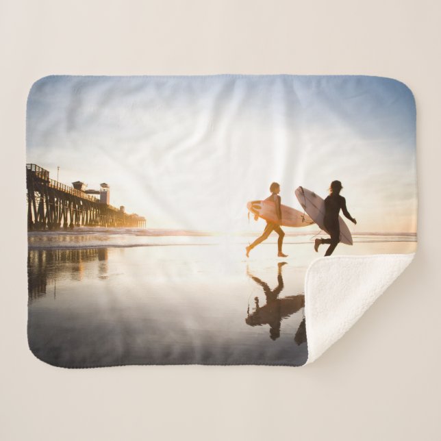 Oceanside Beach Sherpadecke (Vorderseite (Horizontal))