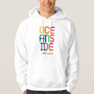Oceanside California Mitte Jahrhundert, Pop Art, Hoodie
