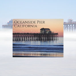 Oceanside Pier California Postkarte