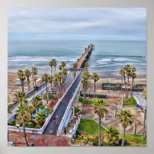 Oceanside Pier Poster