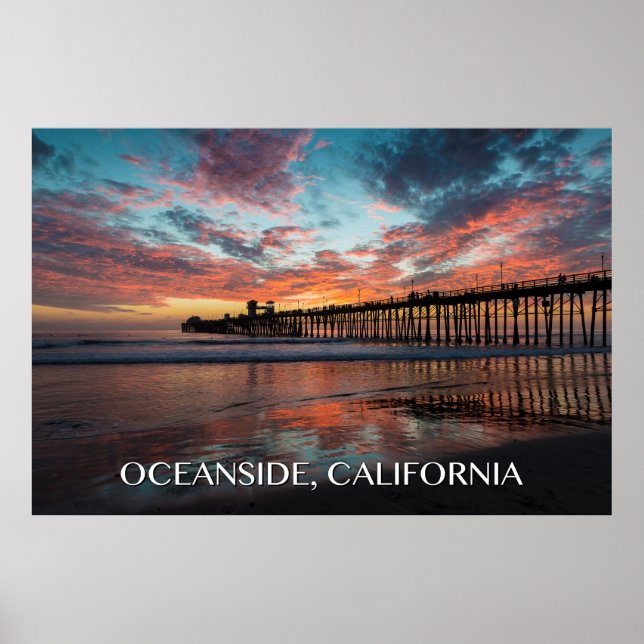 Oceanside Pier Poster (Vorne)