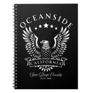 Oceanside San Diego Landkreis Kalifornien Vintag Notizblock