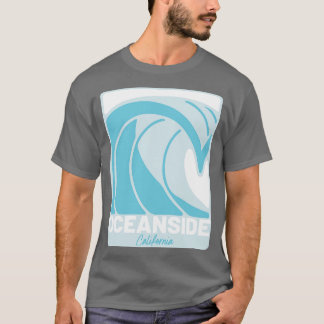 Oceanside Strand Kalifornien Atlantischer Ozean FL T-Shirt