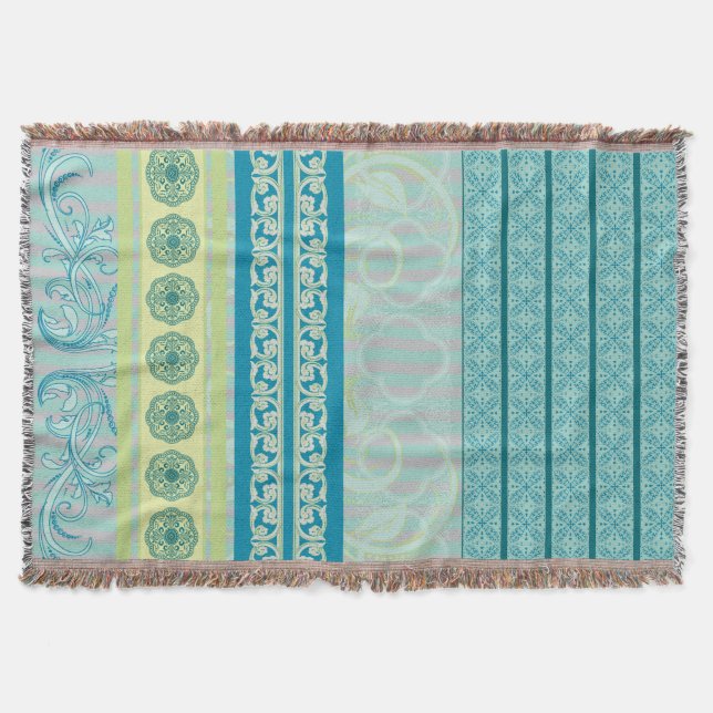 OCEANUS ~ Throw Blanket Decke (Vorderseite)