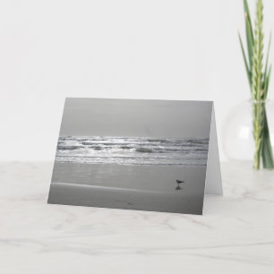 Oceanview Gruß-Karte Karte