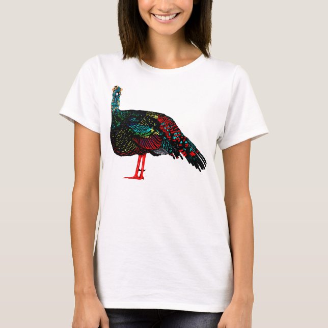 Ocelled Turkey T-Shirt (Vorderseite)