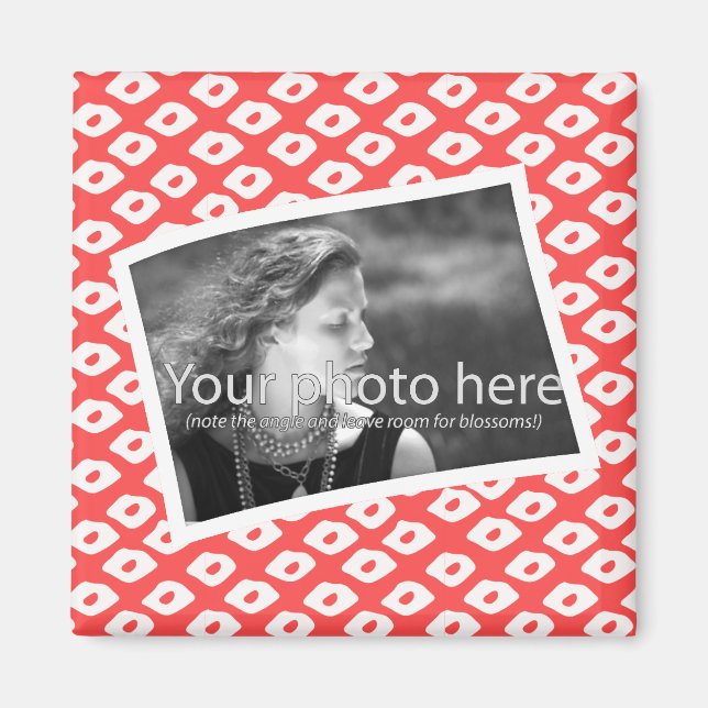 Ocelot Foto Frames - Rot Magnet (Vorne)
