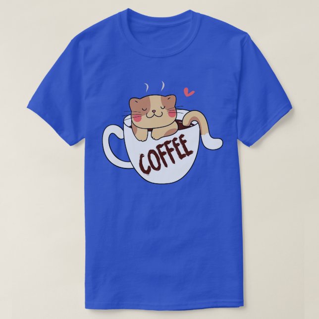 Ocelot-Kaffee T-Shirt (Design vorne)