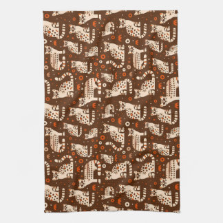 Ocelot Pattern Geschirrtuch