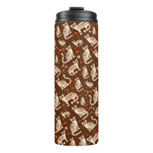 Ocelot Pattern Thermosbecher