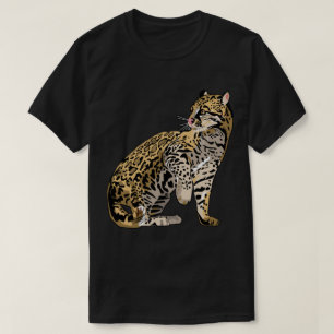 Ocelot-wilde Katzen-wilde Leben-T-Shirts T-Shirt