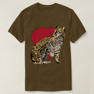 Ocelot-wilde Katzen-wilde Leben-T-Shirts T-Shirt