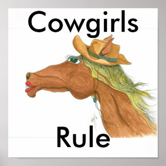 OceTDS189, Cowgirls, Regel Poster