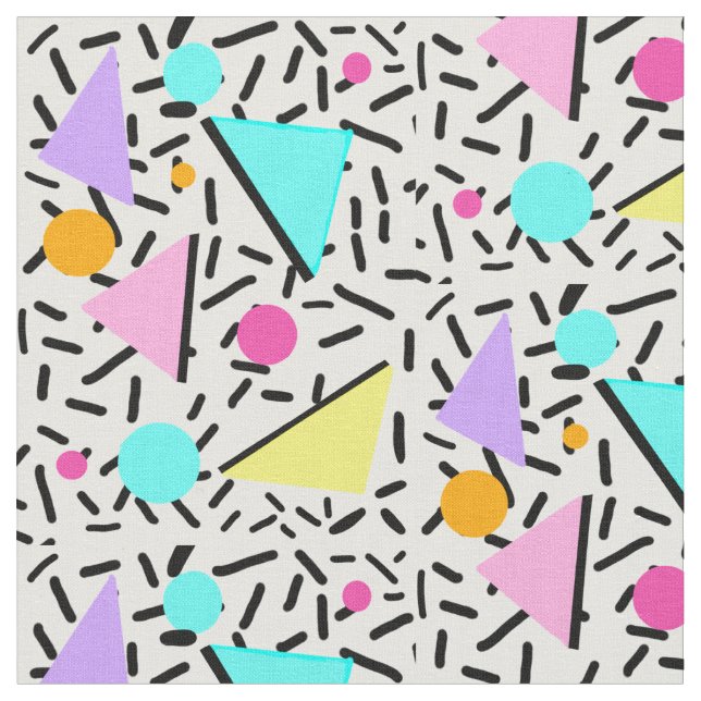 Ochenteromuster Stoff (Nahaufnahme)