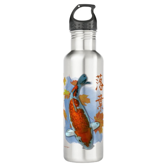 Ochiba Koi Edelstahlflasche (Vorderseite)