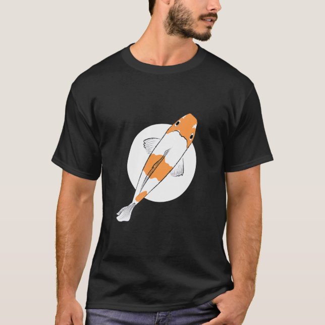 Ochiba Koi Fish Brocaded Carp Nishikigoi Pond Amur T-Shirt (Vorderseite)