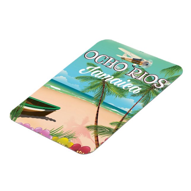 Ocho Rios Jamaica Reiseplakat Magnet (Linke Seite)
