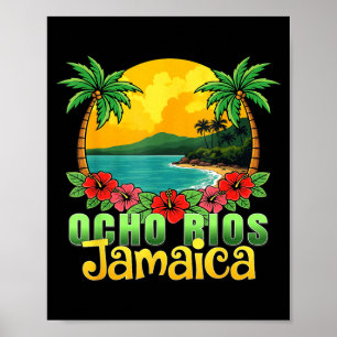 Ocho Rios Strand Jamaika Tropischer Sonnenschein S Poster