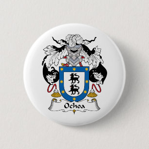 Ochoa Familienwappen Button