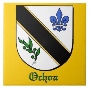 Ochoa Family Shield Decoration Tile Fliese