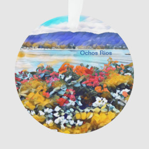 Ochos Rios Neon Pop Art Florenz Ornament