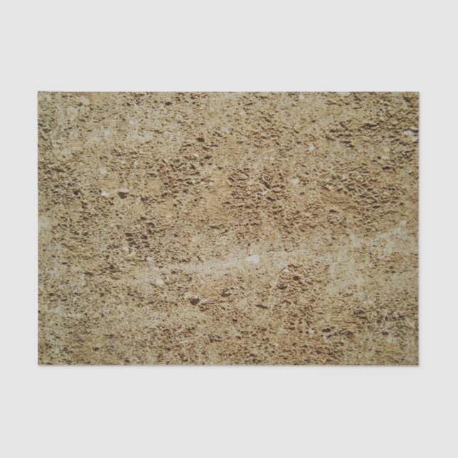 Ochre Brown Stone Rock Mineral Texture DIY Seidenpapier (Vorderseite)