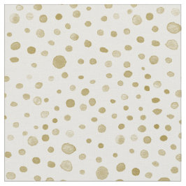 Ochre Confetti Wasserfarbe Dots Fabric Stoff