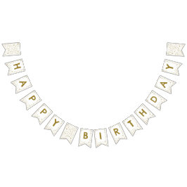 Ochre Confetti Wasserfarben Dots Jagdfahne Wimpelkette