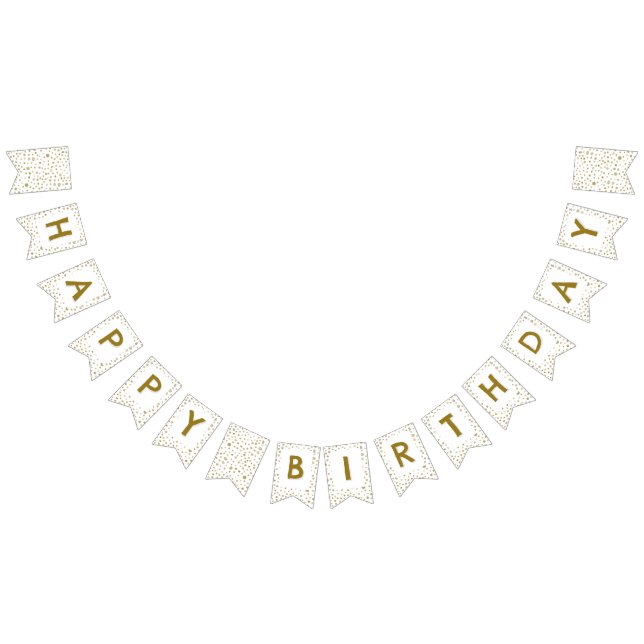 Ochre Confetti Wasserfarben Dots Jagdfahne Wimpelkette (Alle)