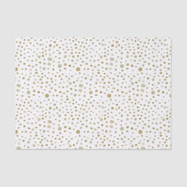 Ochre Confetti Wasserfarbtafelpapier Seidenpapier (Vorderseite)