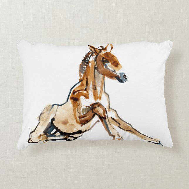 Ochre Foal Dekokissen (Vorderseite)