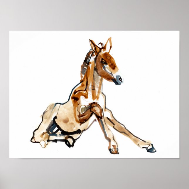Ochre Foal Poster (Vorne)