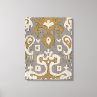Ochre Ikat I