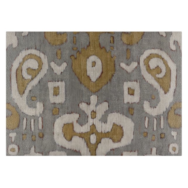 Ochre Ikat I Schneidebrett (Vorderseite)