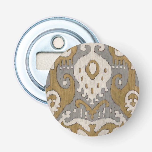 Ochre Ikat II Flaschenöffner (Vorderseite)