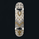 Ochre Ikat II Skateboard<br><div class="desc">Muster</div>