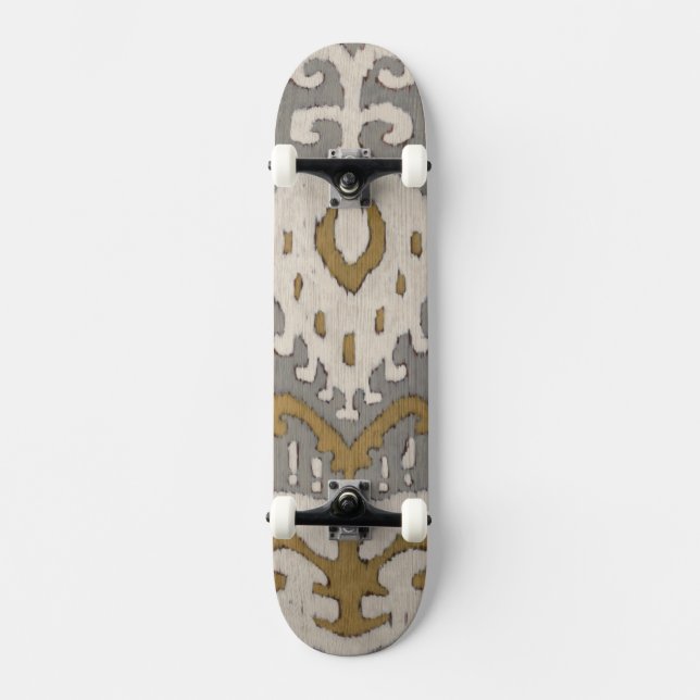 Ochre Ikat II Skateboard (Vorderseite)