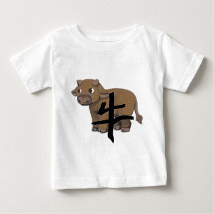 Ochse mit Charakter Baby T-shirt