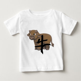 Ochse mit Charakter Baby T-shirt