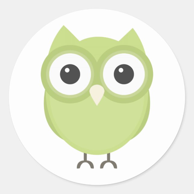 Ochse Runder Aufkleber (Vorderseite)