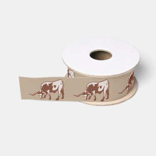 Ochse Texas Longhorn 1,5 Zoll Ripsband