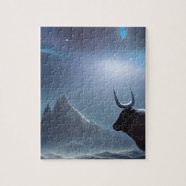 Ochsenlandschaft  puzzle (Vertikal)