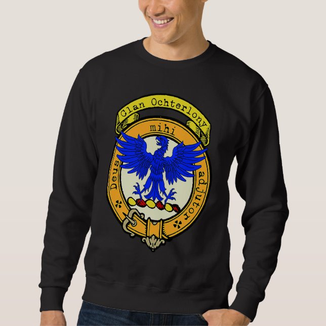 Ochterlony Clan Schottisches Wappen Sweatshirt (Vorderseite)