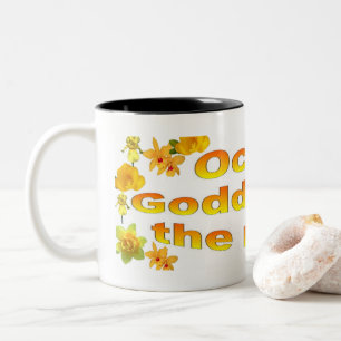 Ochun-Göttin der Blume Zweifarbige Tasse