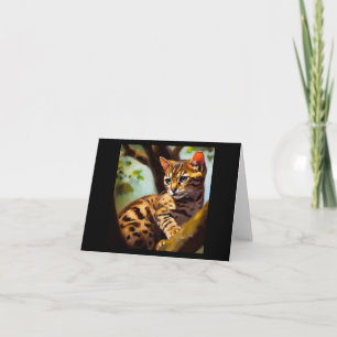 Ocicat Cat Karte