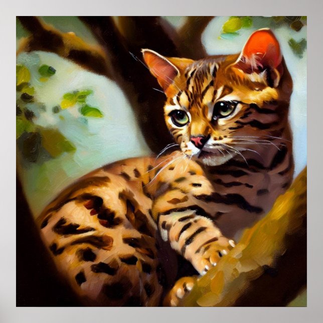 Ocicat Cat Poster (Vorne)