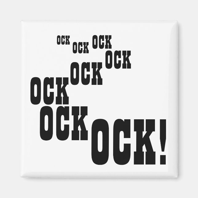 OCK! Multi-OCK! Square Magnet (Vorne)